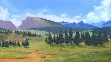 ArtStation - Backgrounds For Animation | Spirit: Stallion of the Cimarron