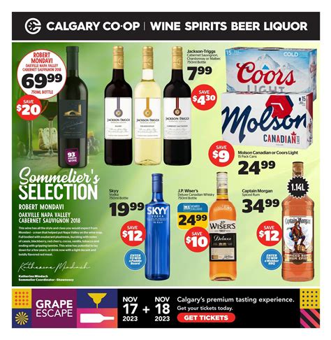 Calgary Co-op Liquor Flyer July 27 to August 2