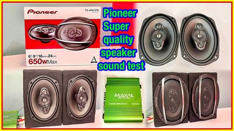 pioneer 6x9 speakers bass test | oval speakers | pioneer car speakers ...