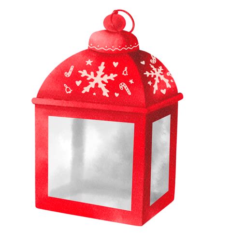 Christmas lantern illustrations watercolor styles 9660968 PNG