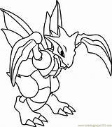Scyther Pokemon Coloring Page Pages sketch template