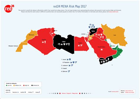 Mena Political Map