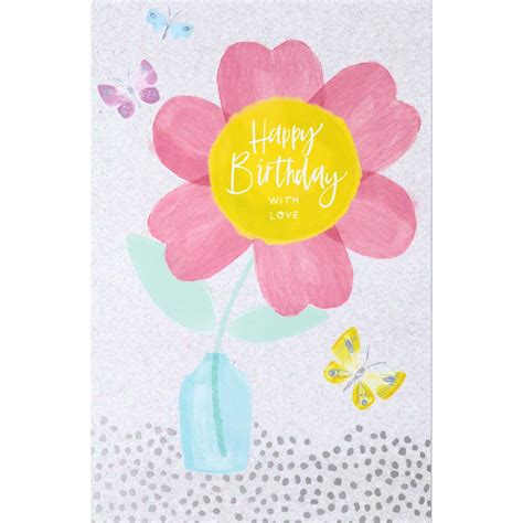 Flower - Birthday Card | Greeting Cards - B&M