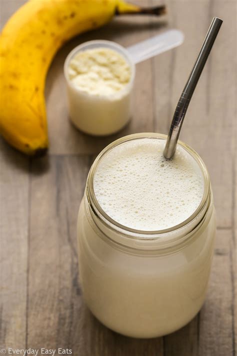 Vanilla Protein Shake (Easy and Healthy Recipe!) - Everyday Easy Eats