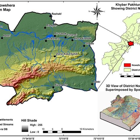 Water quality map of district Nowshera superimposed by vadose zone map ...