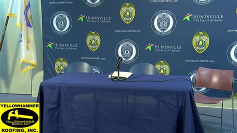 Huntsville Police Department press update | WATCH LIVE: The Huntsville ...