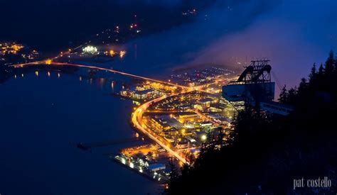 Juneau, Alaska. Night view, from Mt. Roberts. | Alaska photography ...