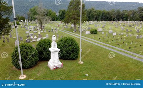 Confederate Memorial in Indian Mound Cemetery, Romney, West Virginia ...