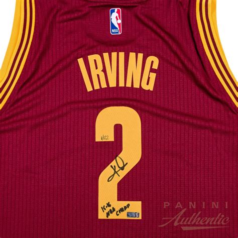 Kyrie Irving Signed Cavaliers Jersey Inscribed "15-16 NBA Champ" (Panini COA) | Pristine Auction