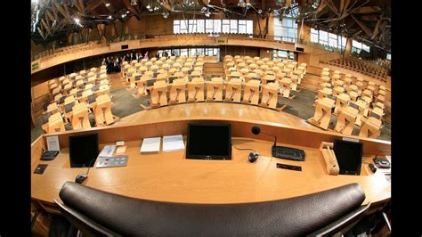 Immersive Tour: The Debating Chamber at the Scottish Parliament (BSL) - YouTube