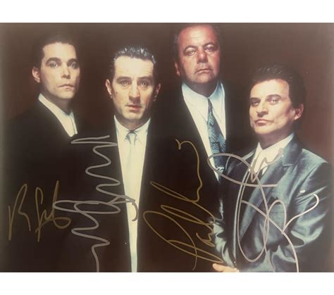 Goodfellas cast signed photo