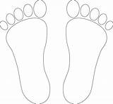 Foot Coloring Page Sketch sketch template