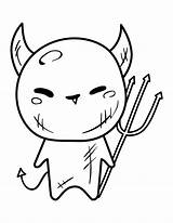 Anime Devil Coloring Pages sketch template