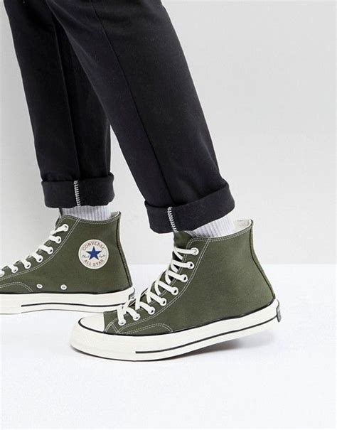 Converse Chuck Taylor All Star '70 Hi Sneakers In Green 159771C | ASOS | Converse chuck, All ...