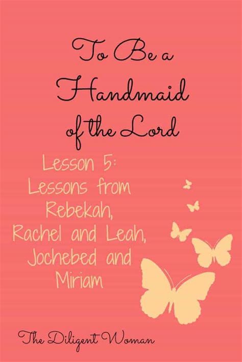 Lessons from Rebekah Rachel Leah Jochebed Miriam | Women of Israel