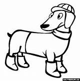 Weenie Dog Coloring Pages At GetDrawings  Free Download sketch template