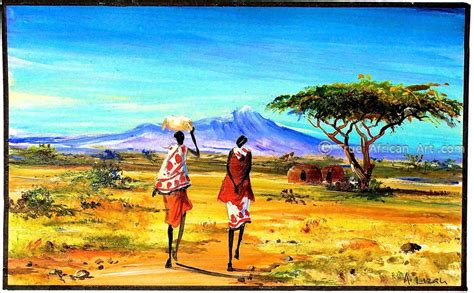 Landscape Paintings by African Artists | True African Art