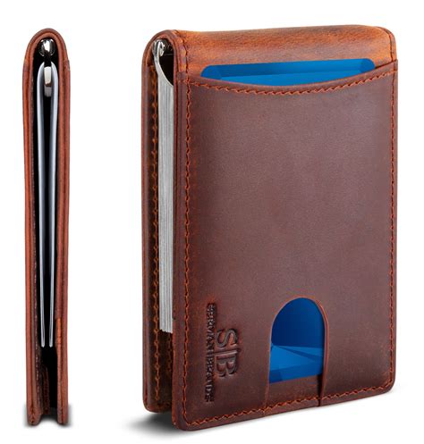 Serman Brands - SERMAN BRANDS RFID Slim Wallets for Men. Mens Wallet ...