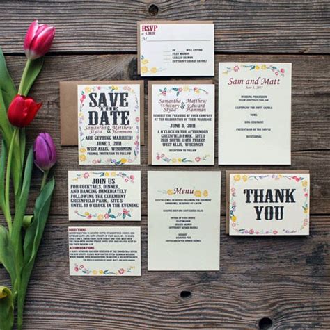 30 Inexpensive and Affordable Wedding Invitations Samples that will Add ...