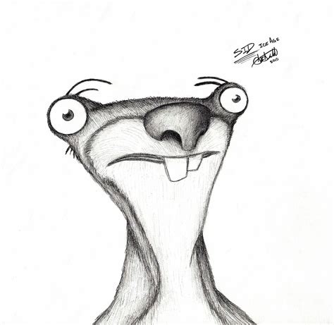 sloth drawings - Google Search Disney Character Drawings, Easy Disney ...