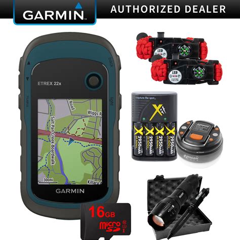 Garmin eTrex 22x: Rugged Handheld GPS with 16GB Camping & Hiking Bundle ...