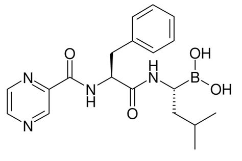 Chemical structure of bortezomib. Bortezomib... | Download Scientific Diagram