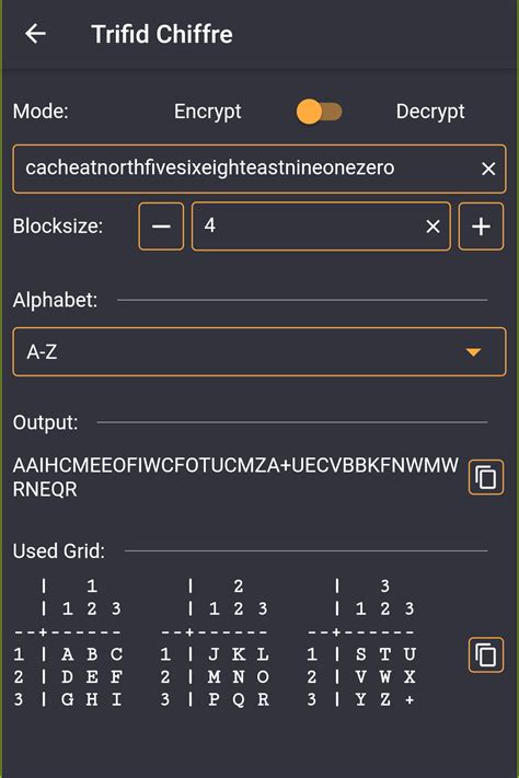 02 How does GC Wizard encrypt or decrypt using the Trifid Cipher? – GC Wizard