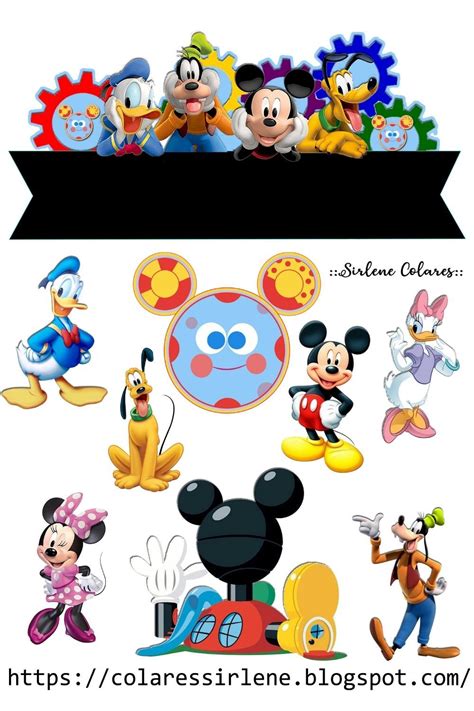 Topo de bolo casa do Mickey mouse | A casa do mickey mouse, Casa do ...