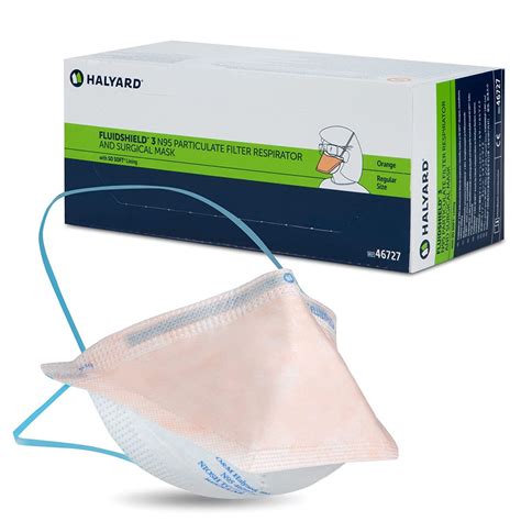 Halyard FluidShield Level 3 N95 Surgical Mask - [formerly Kimberly Clark] 46727, 46827 ...