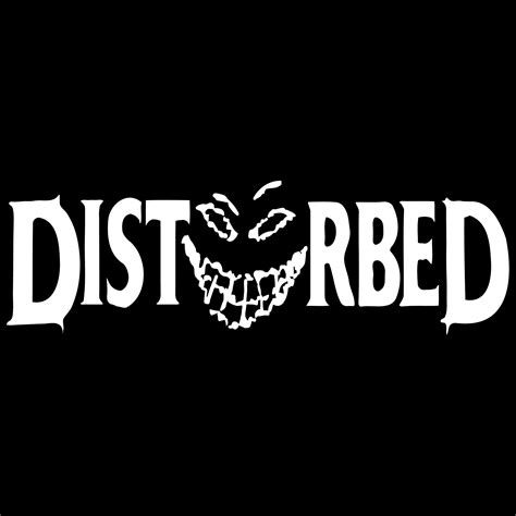 DISTURBED Vinyl Decal Metal Band Logo Sticker - Etsy