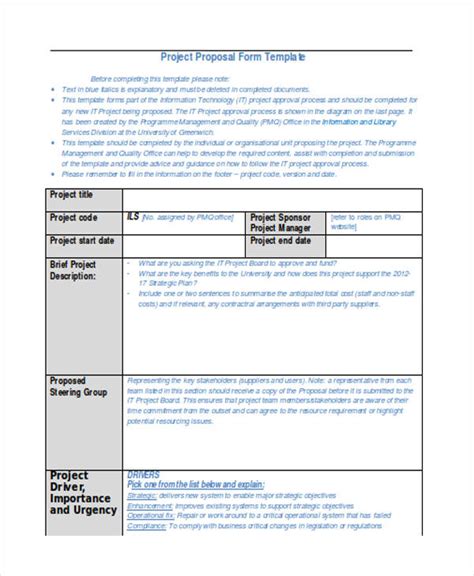 IT Project Proposal - 10+ Examples, Format, How to Create, Pdf