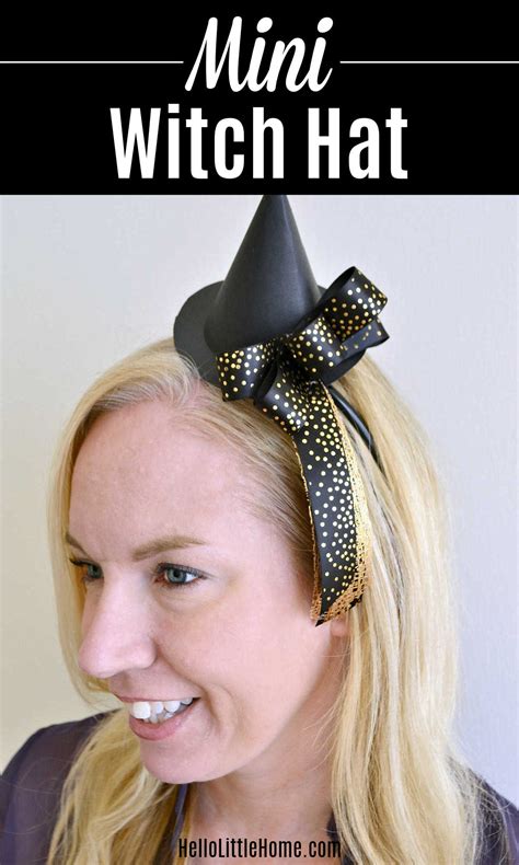 DIY Witch Hat Headband | Hello Little Home