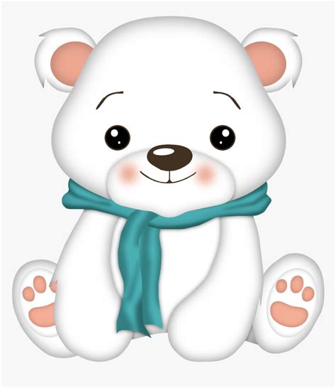 Picture Freeuse Download Kawaii Clipart Polar Bear - Free Cute Polar ...