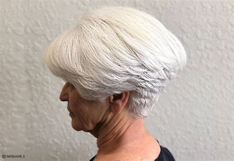 28 Stylish Wedge Haircuts for Women Over 60