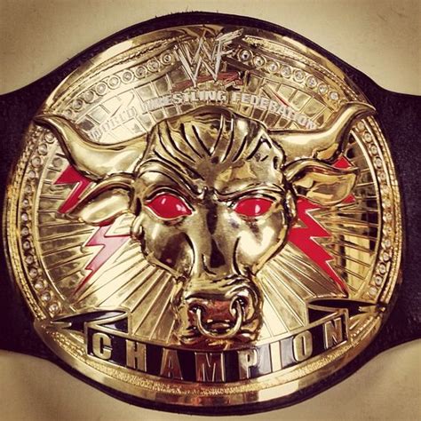 TheRock "Brahma Bull" #WWE Championship. This custom title was created for The Rock during his ...