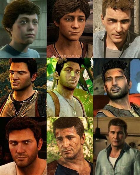 Nate through the years | Uncharted game, Nathan drake, Uncharted