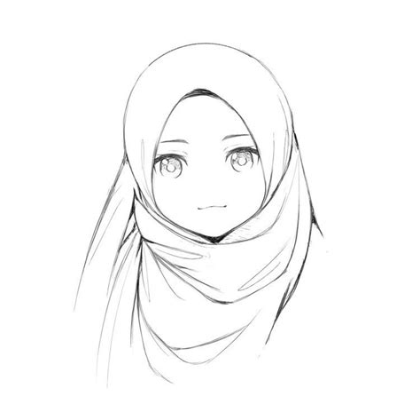 Menggambar Orang Berhijab Yang Mudah Free Image Download - Riset