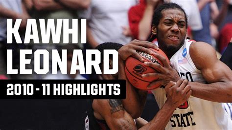 Kawhi Leonard highlights: NCAA tournament top plays