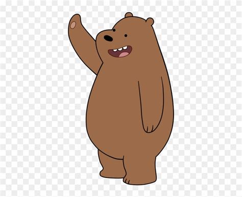 Grizzly Bear Clipart - We Bare Bears Character - Free Transparent PNG ...