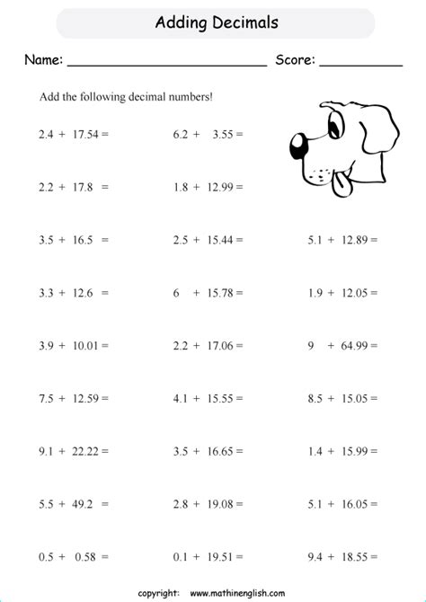 Adding Decimals