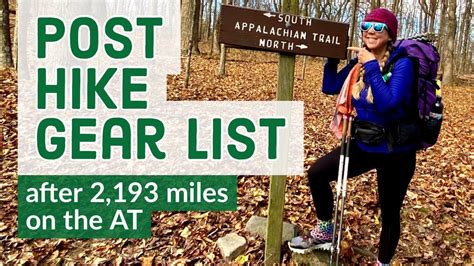 Ultimate Appalachian Trail Gear List