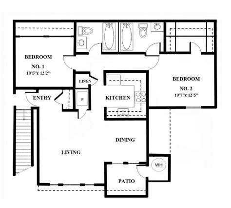 Floor Plans of Aspen Village Apartments in Davis, CA