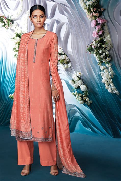 Ganga Casual Unstitched Salwar Suit Full Catalogue(9 Pieces), Dry Clean ...