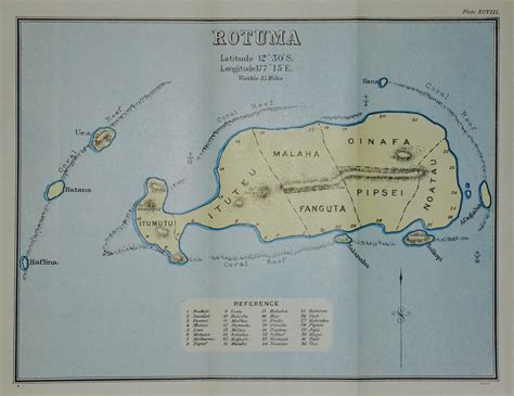 Rotuma Island Map - Australian Science Journal 1895 | Flickr