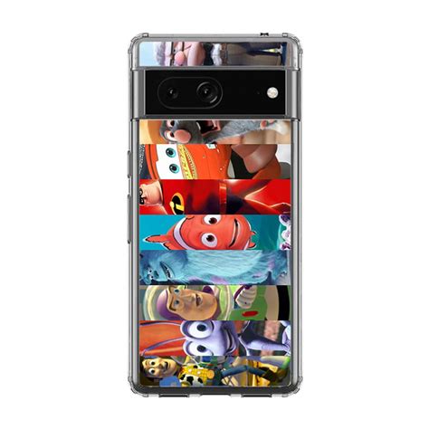 All Characters Pixar Google Pixel 7A Case - CASESHUNTER