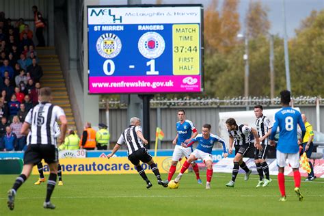 Gallery: St Mirren v Rangers - Rangers Football Club, Official Website