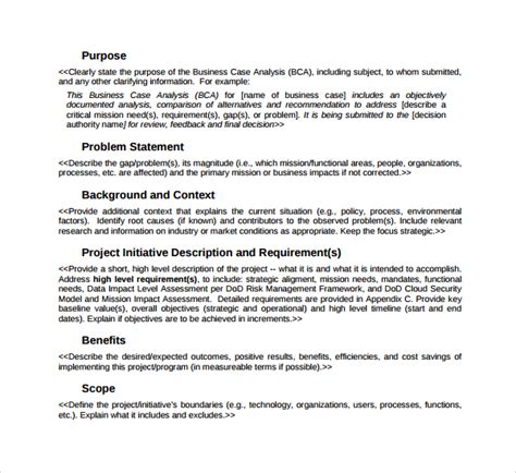 FREE 9+ Sample Case Analysis Templates in MS Word | PDF | Google Docs ...