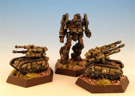 Oldenhammer in Toronto: Painted Battletech Infantry and Ground Forces