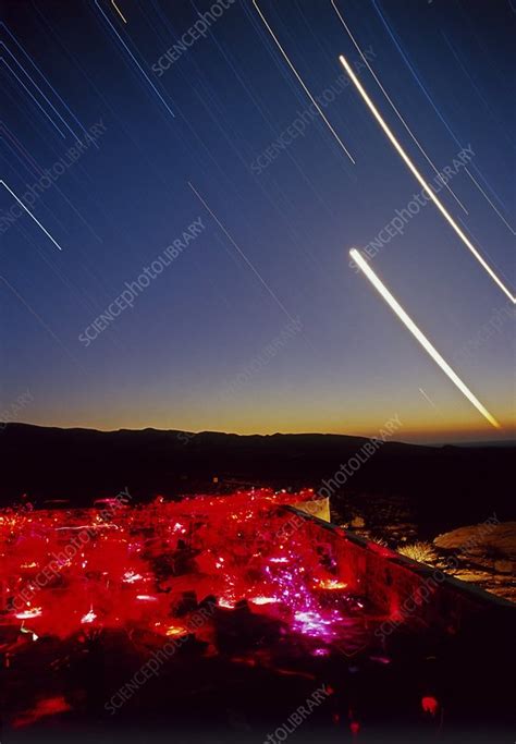 Star trails - Stock Image - C014/5263 - Science Photo Library