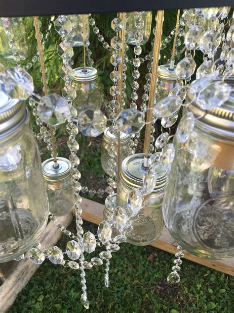 30 Wagon Wheel Mason Jar Chandelier - Etsy